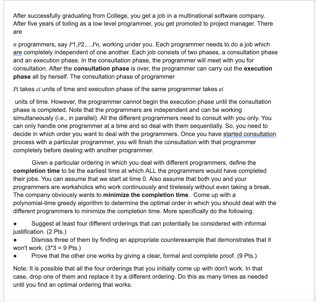 After successfully graduating from College, you