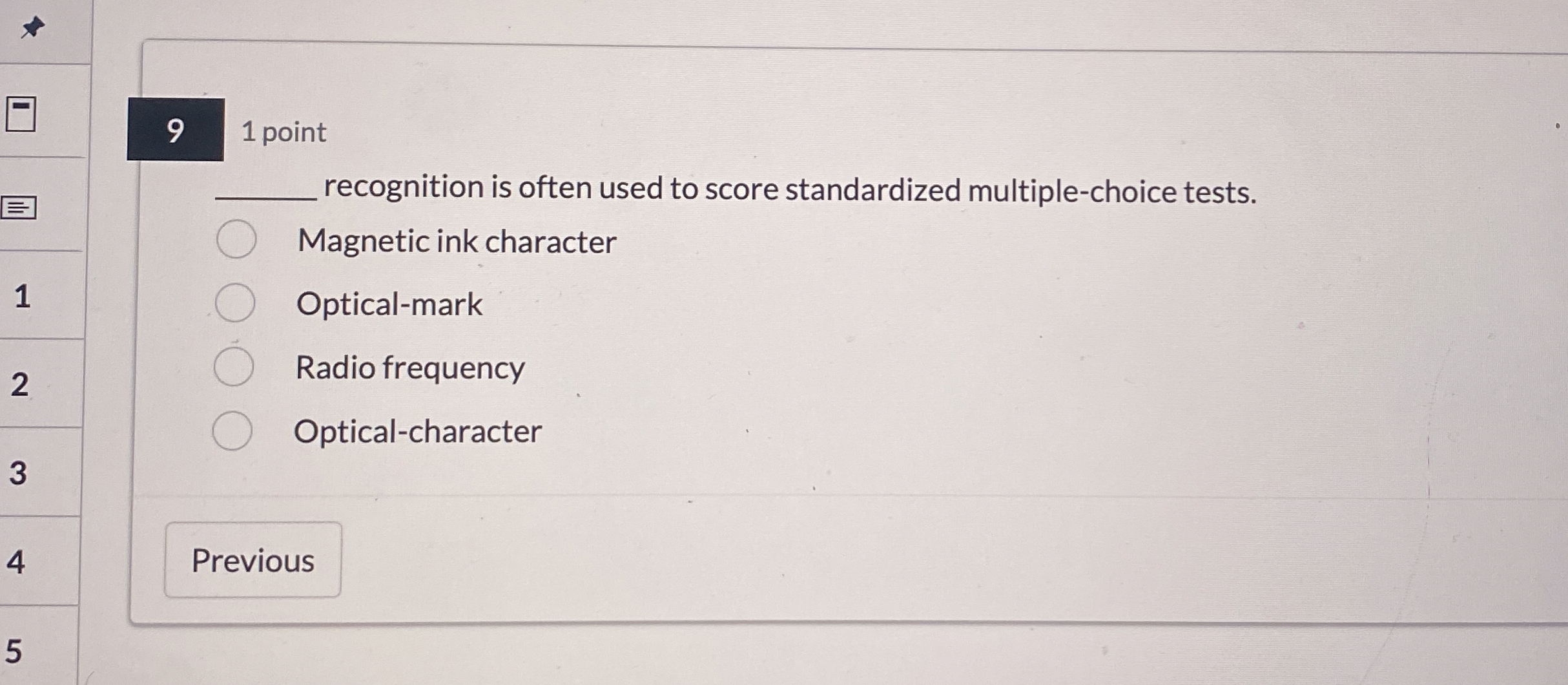 9 1 point recognition is often used to score