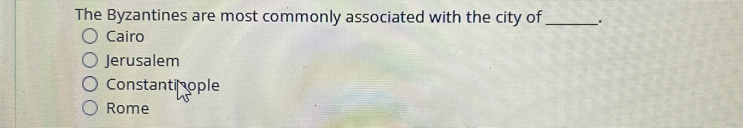 The Byzantines are most commonly associated with