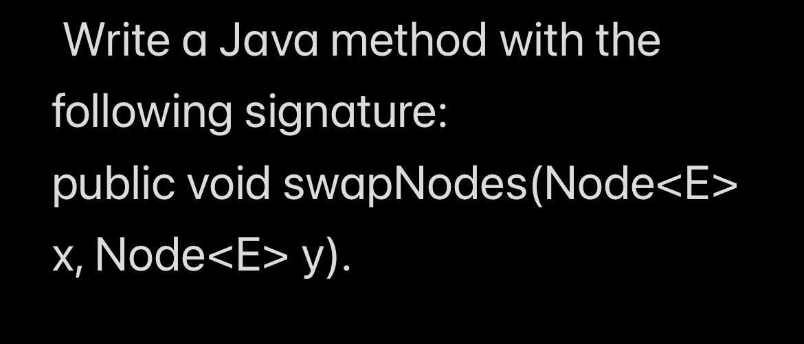 Write a Java method with the following signature: