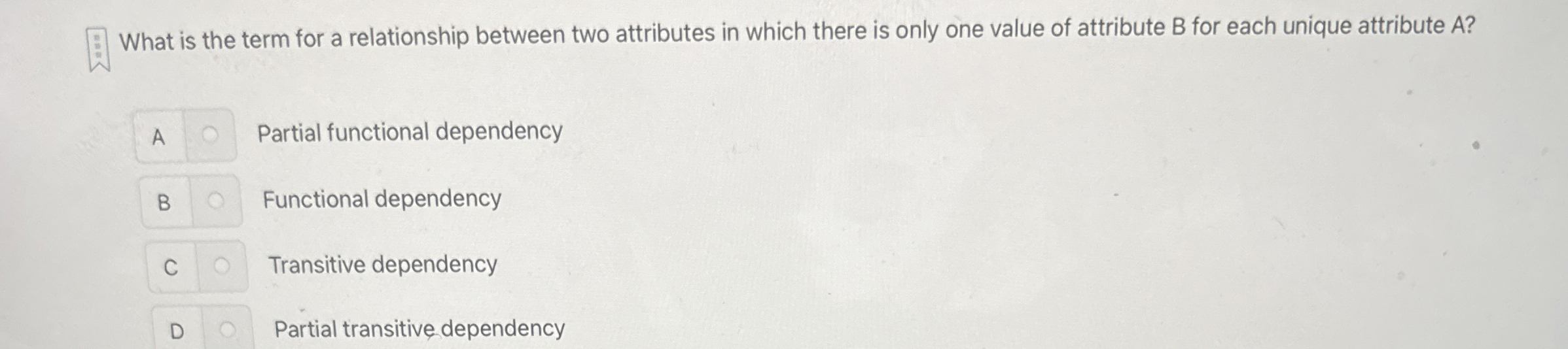 What is the term for a relationship between two