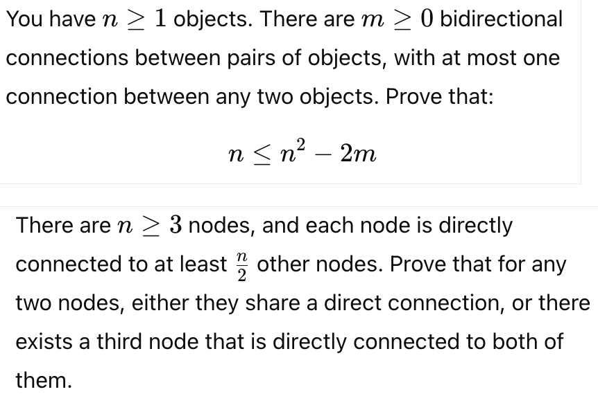 a ) You have n 1 nodes. There are m 0