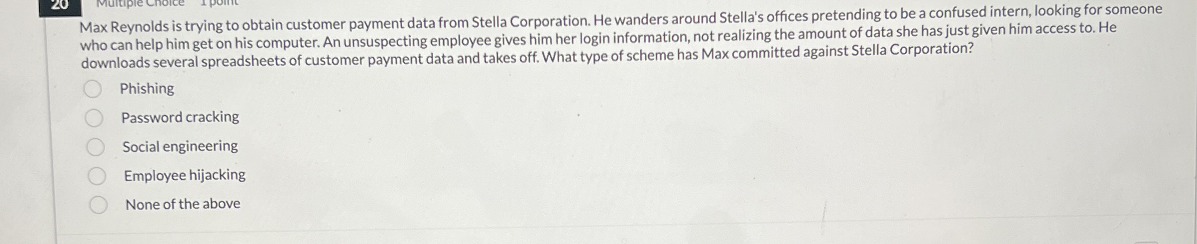 Max Reynolds is trying to obtain customer payment