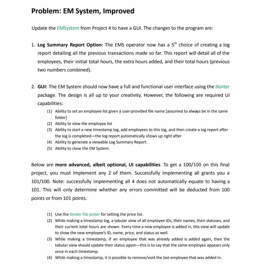 Here is the code I have as project 4 : import