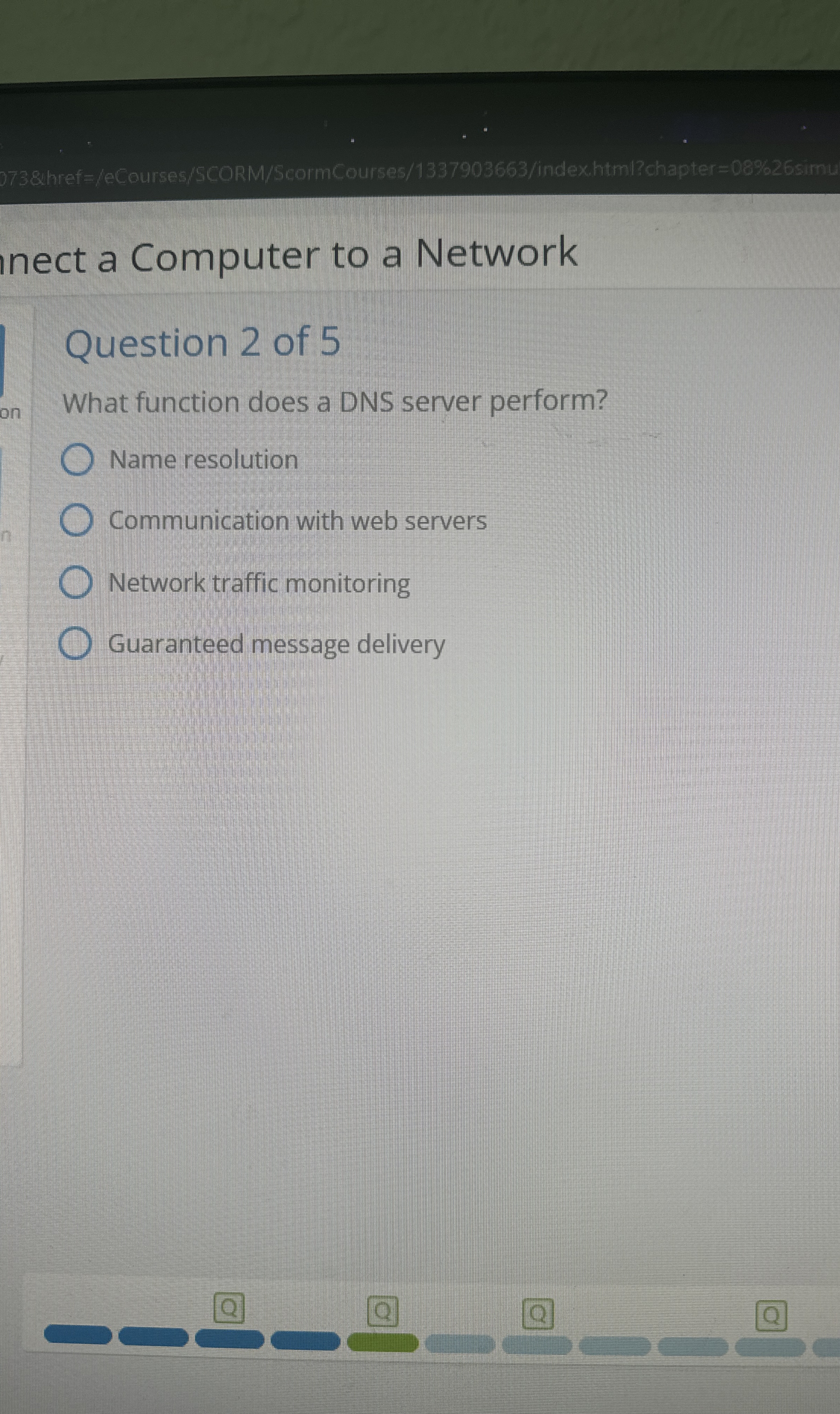 What function does a DNS server perform ?