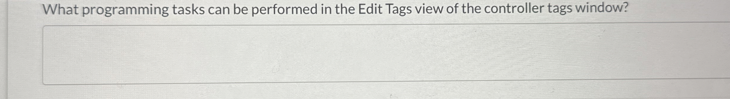 What programming tasks can be performed in the