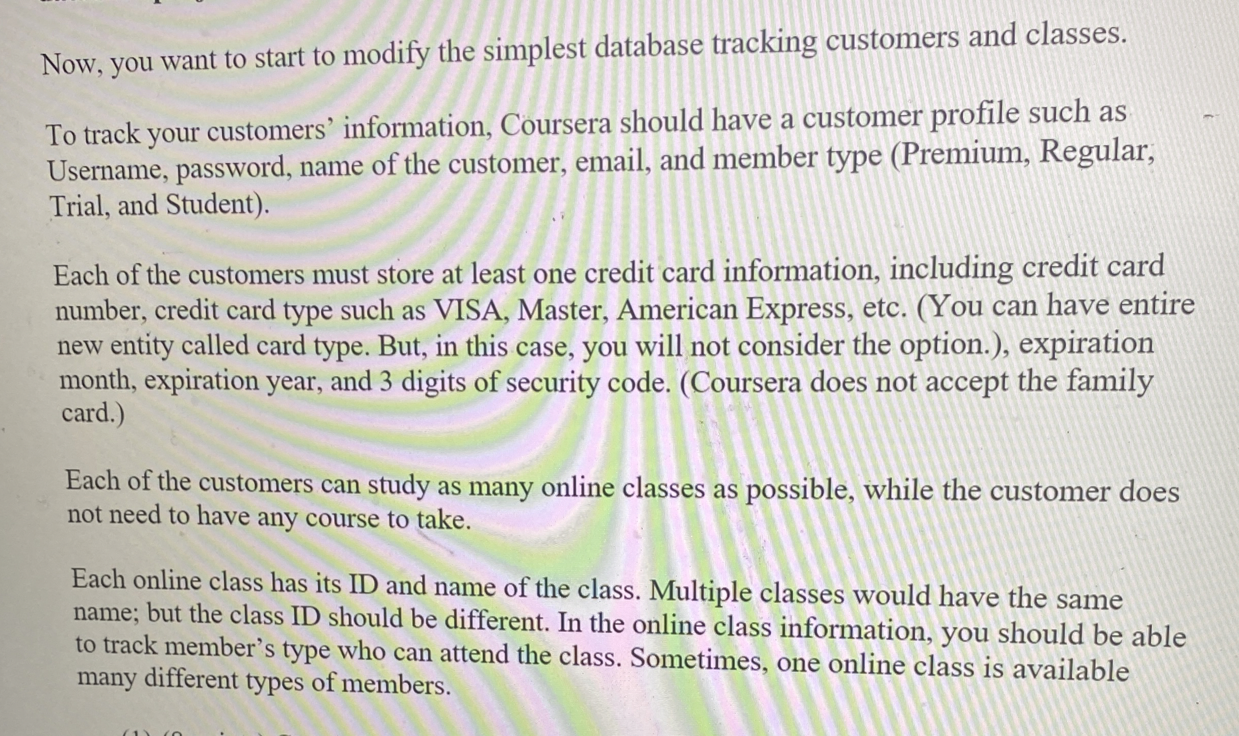 Now, you want to start to modify the simplest