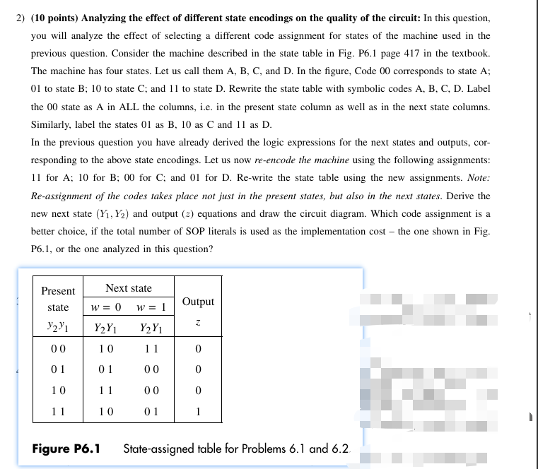 2 ) ( \ ( \ mathbf { 1 0 } \ ) points ) Analyzing