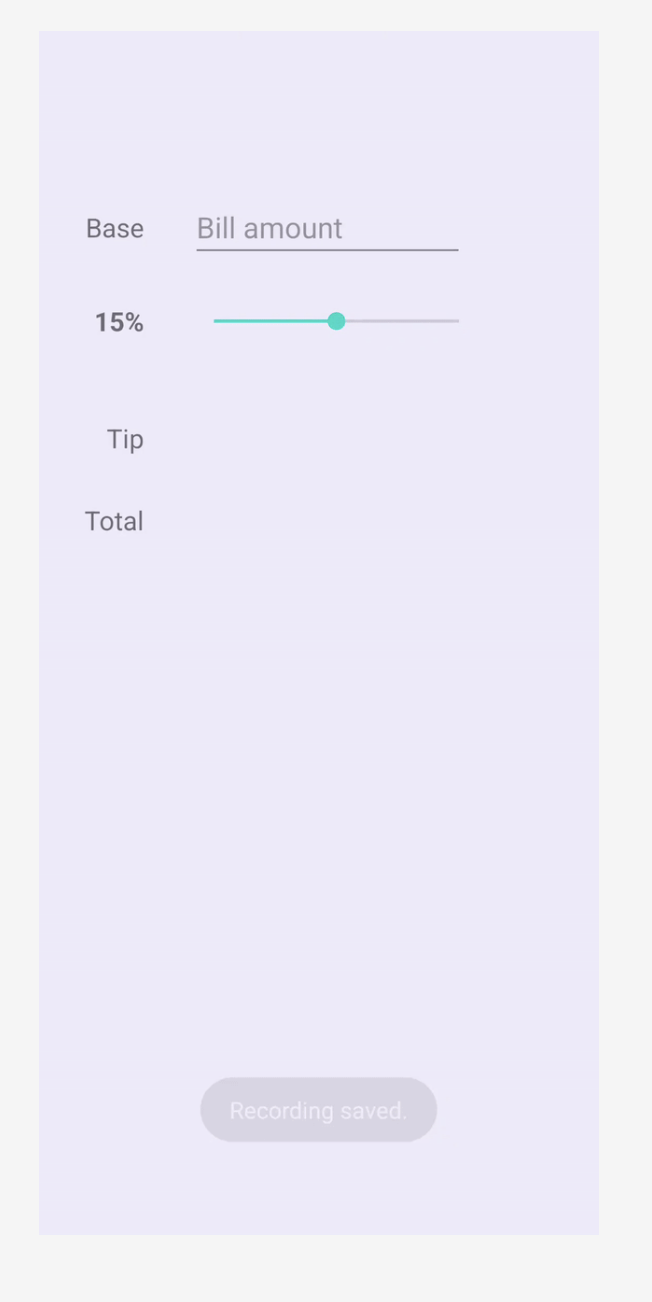 Please help me make a tip calculator on Android
