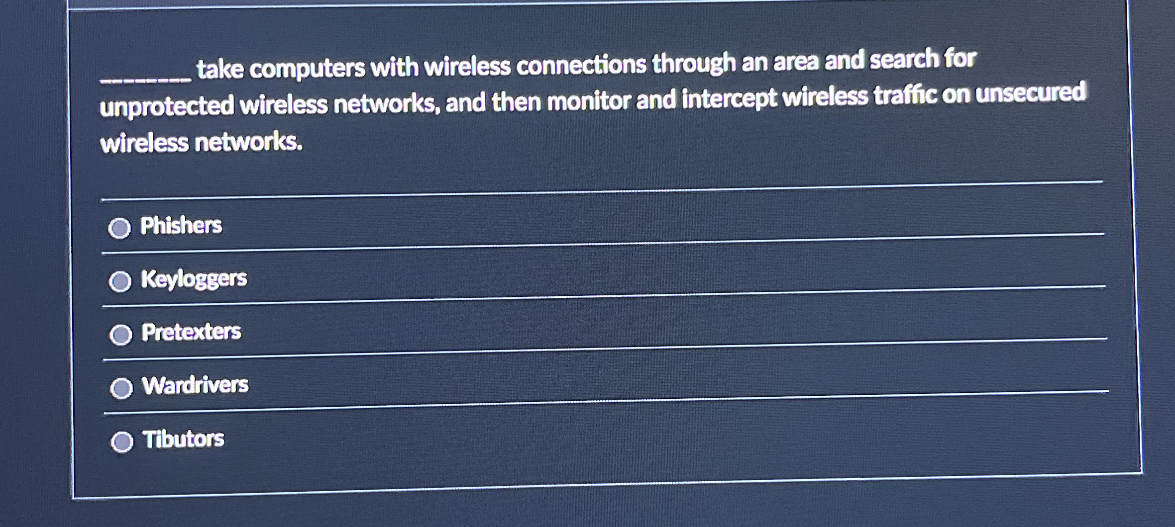 q , take computers with wireless connections