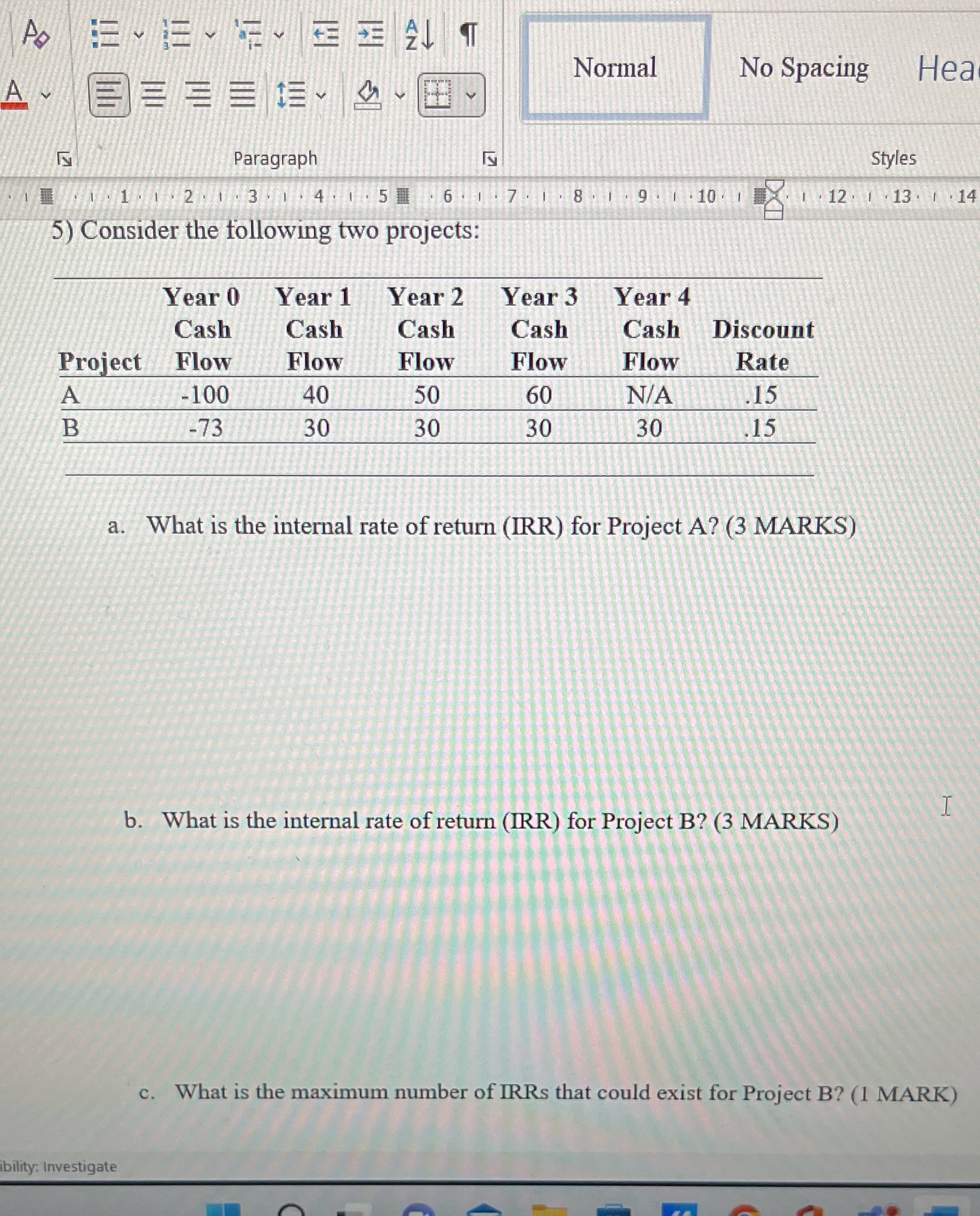 Normal No Spacing Hea A Paragraph Styles 12. 1 :