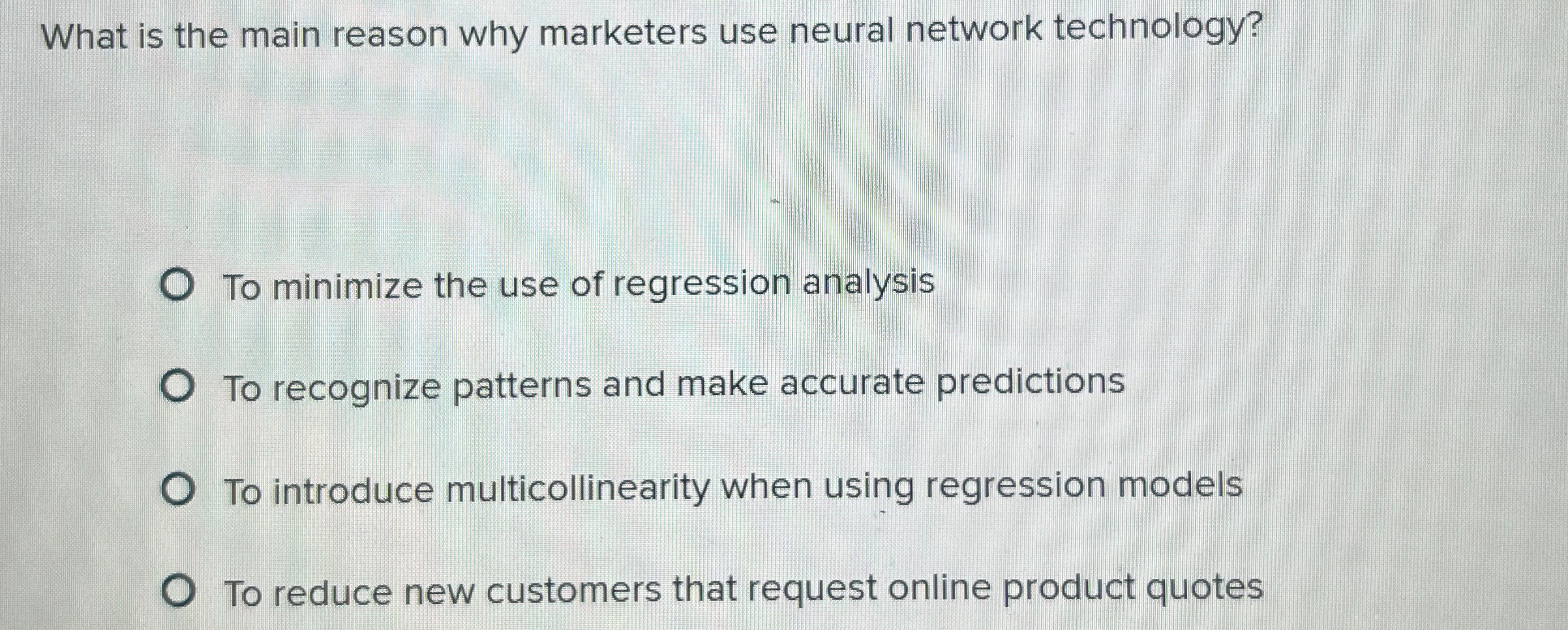 What is the main reason why marketers use neural