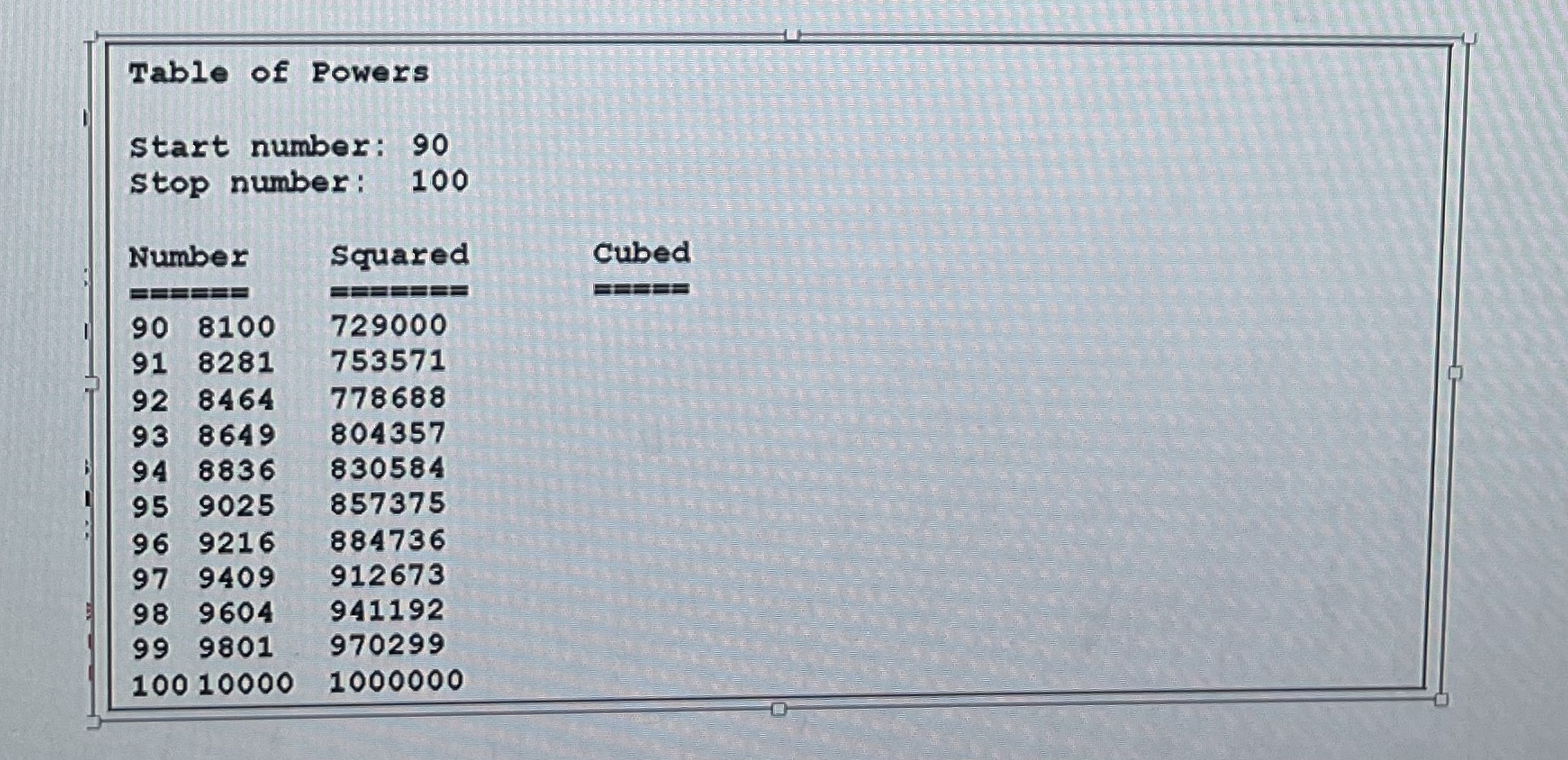 Specifications:: The formulas for calculating