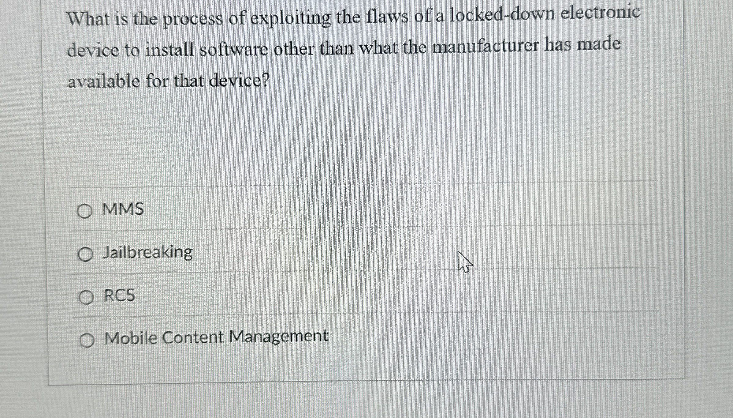 What is the process of exploiting the flaws of a