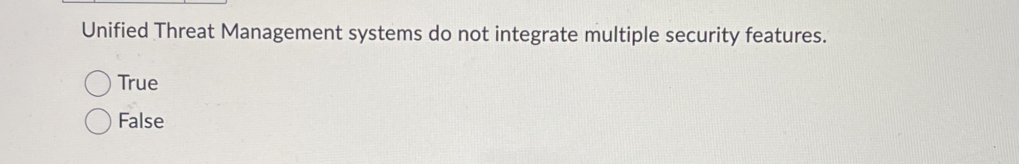 Unified Threat Management systems do not
