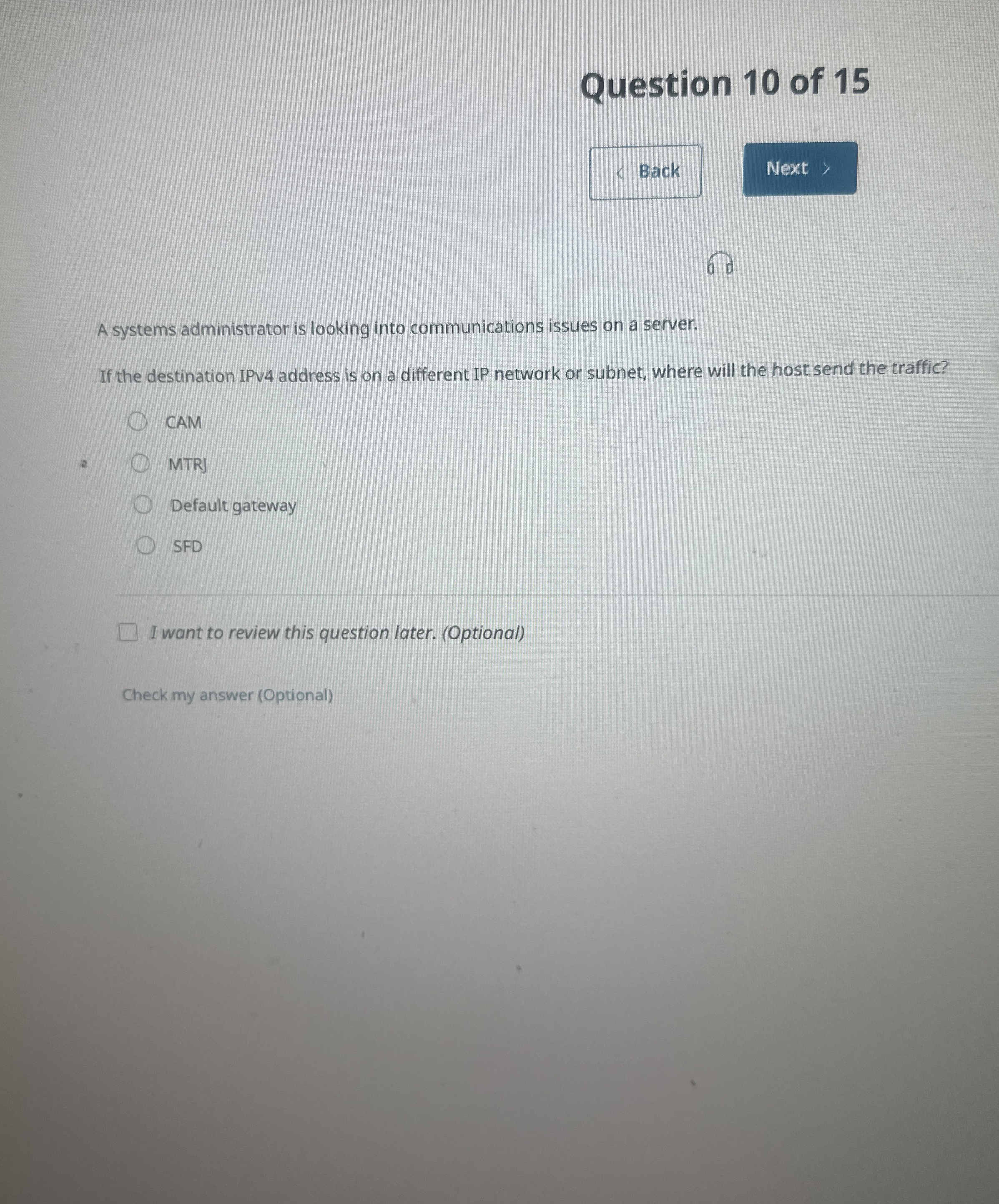 Question 1 0 of 1 5 6 0 A systems administrator