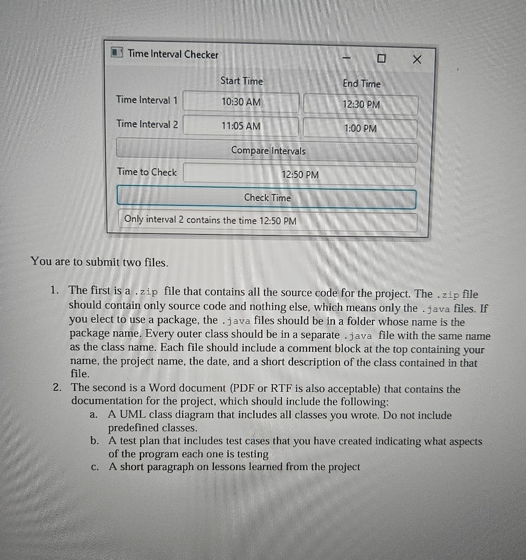 Programming Project 4 The fourth programming