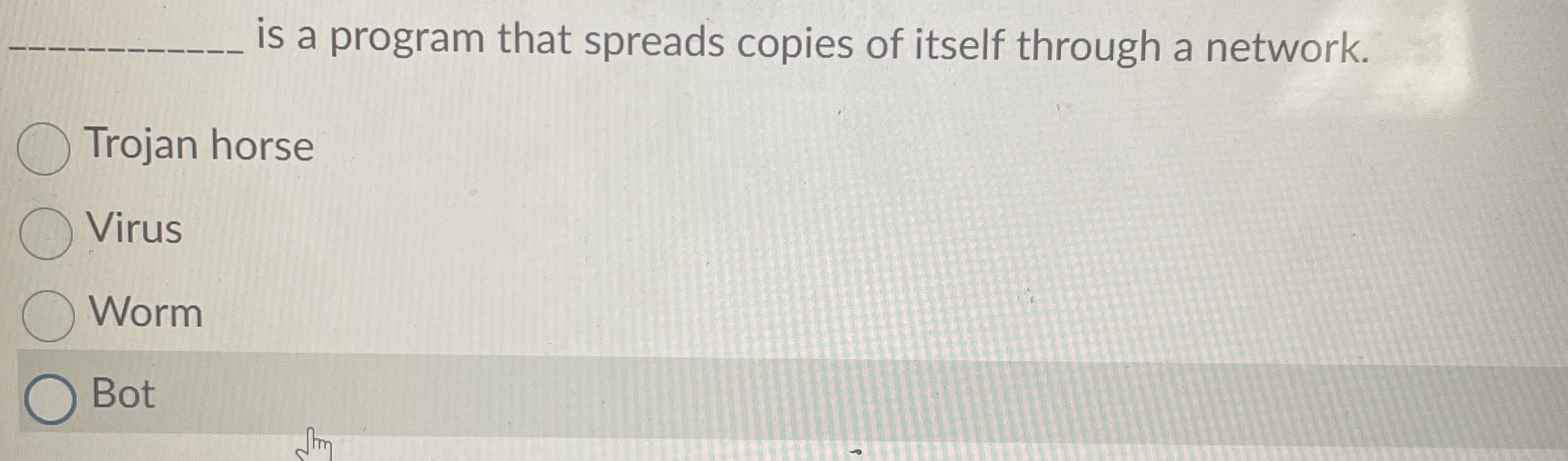 What is the term used to describe the process of
