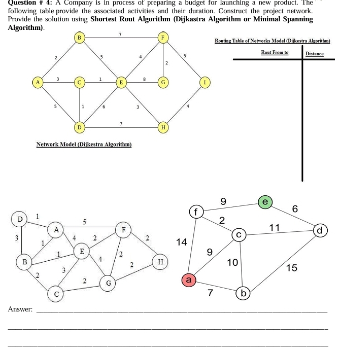 Question # 4 : A Company is in process of