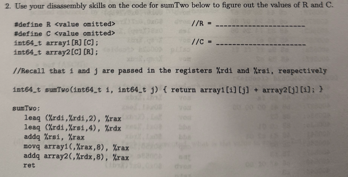 Help with this C + + code. Find value of R and C .
