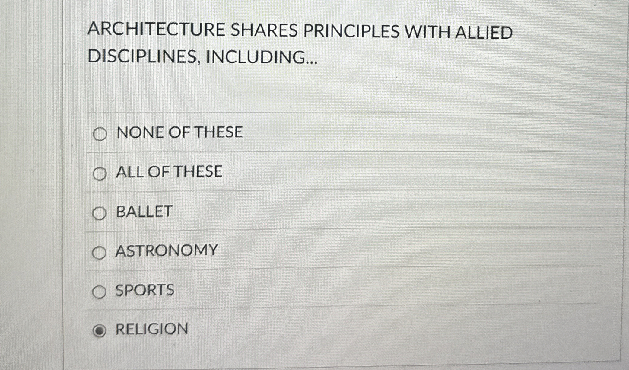 Question 2 1 PROGRAMMING HAS A BROAD RANGE OF