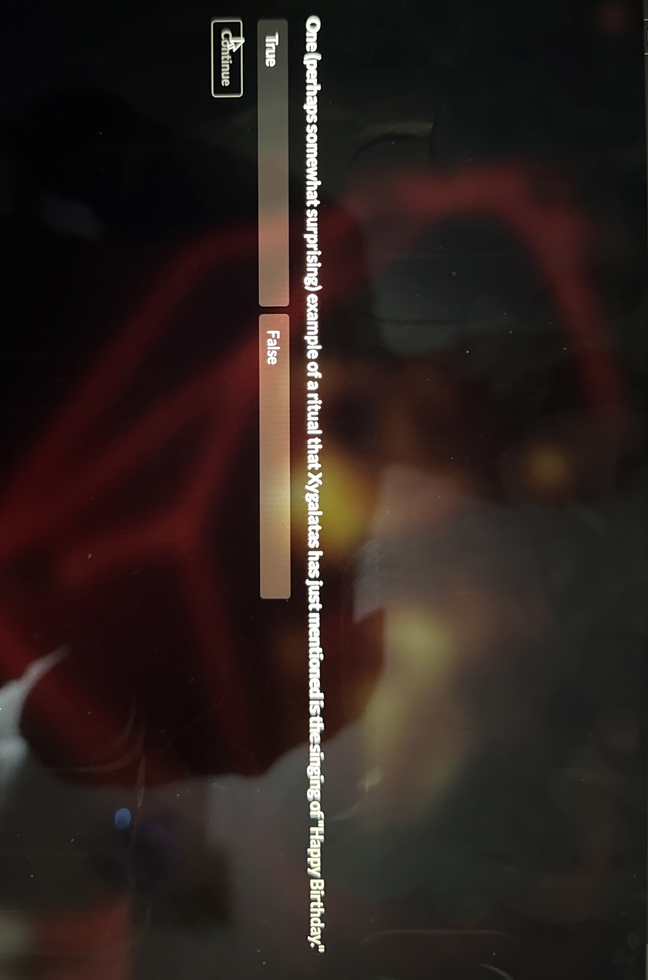 One ( perhaps somewhat surprising ) example of a