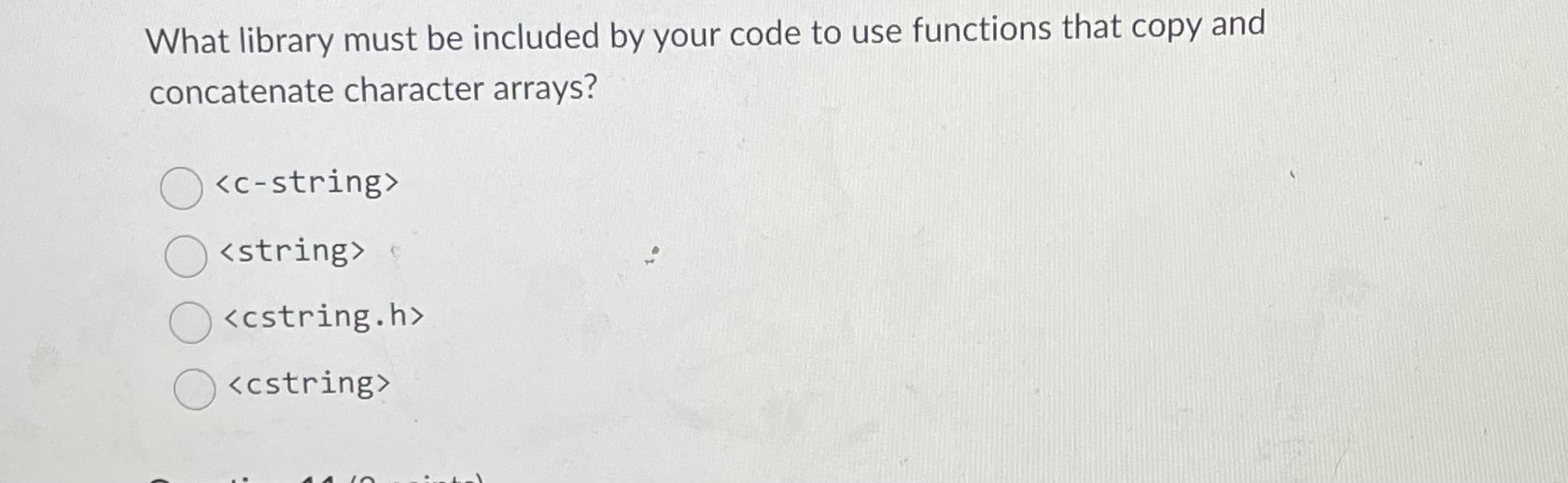 What library must be included by your code to use