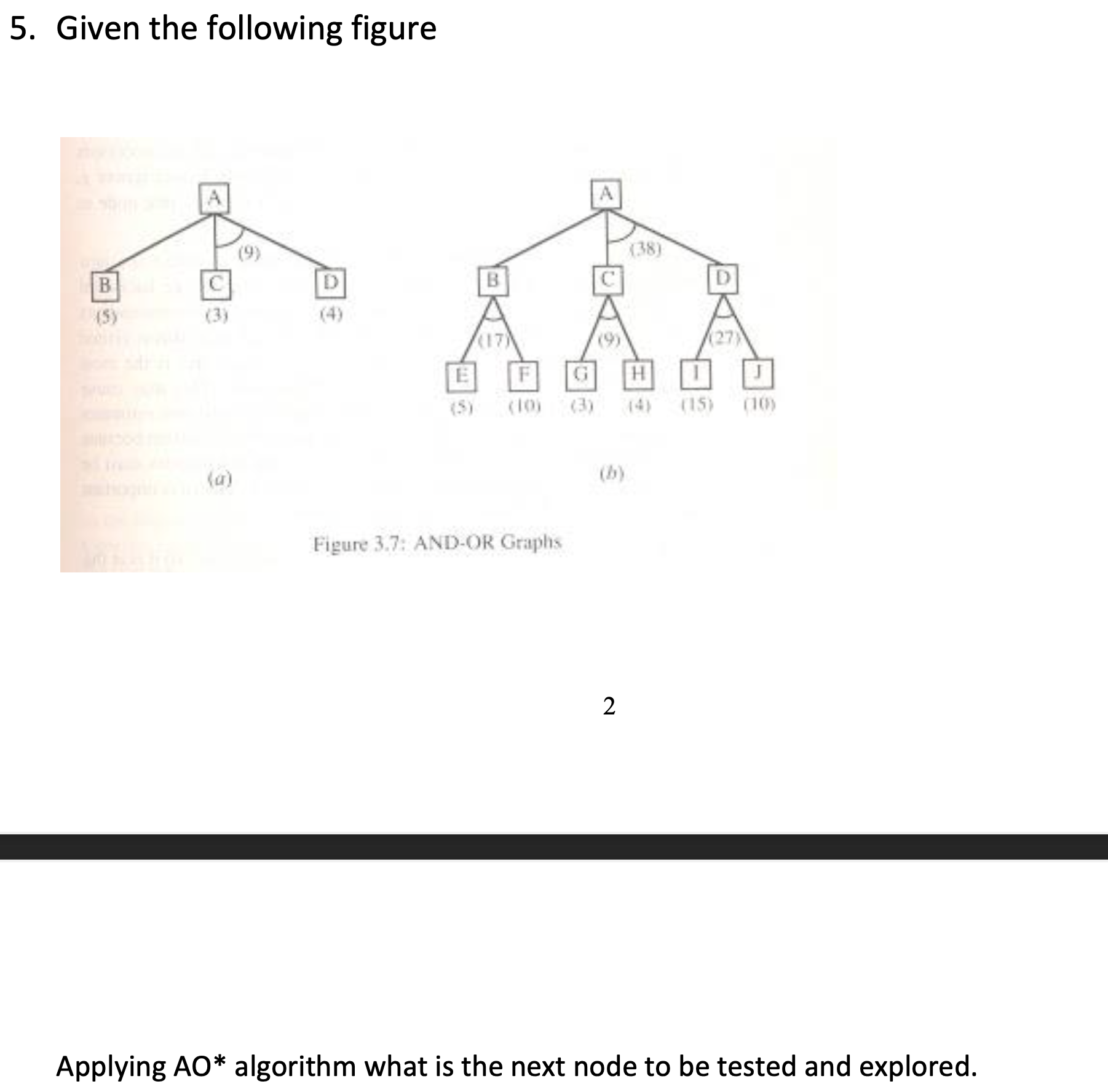5 . Given the following figure ( a ) Figure 3 . 7