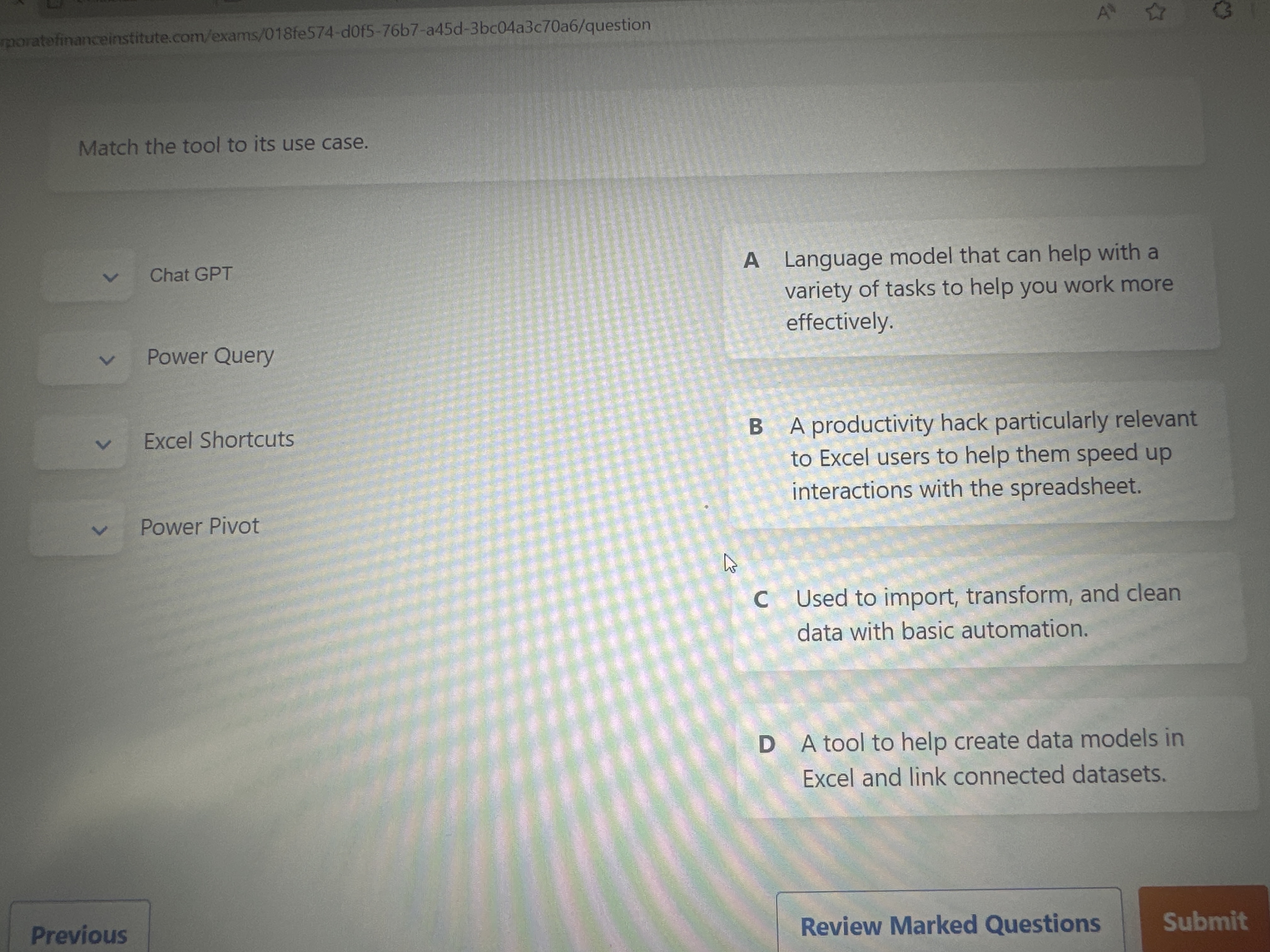 Match the tool to its use case. Chat GPT Power