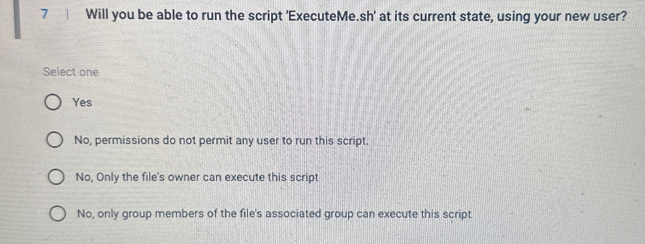 7 Will you be able to run the script '