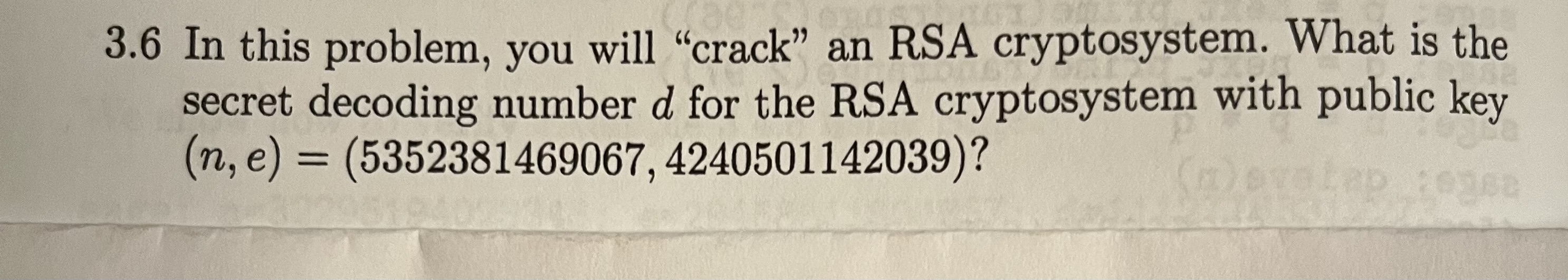 please show by hand and using SAGE 3 . 6 In this