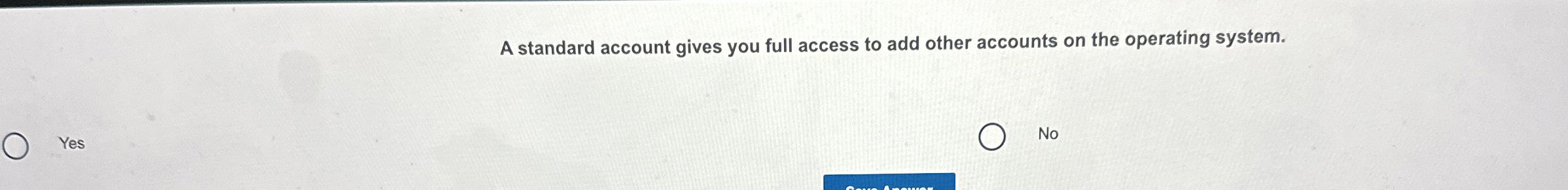 A standard account gives you full access to add