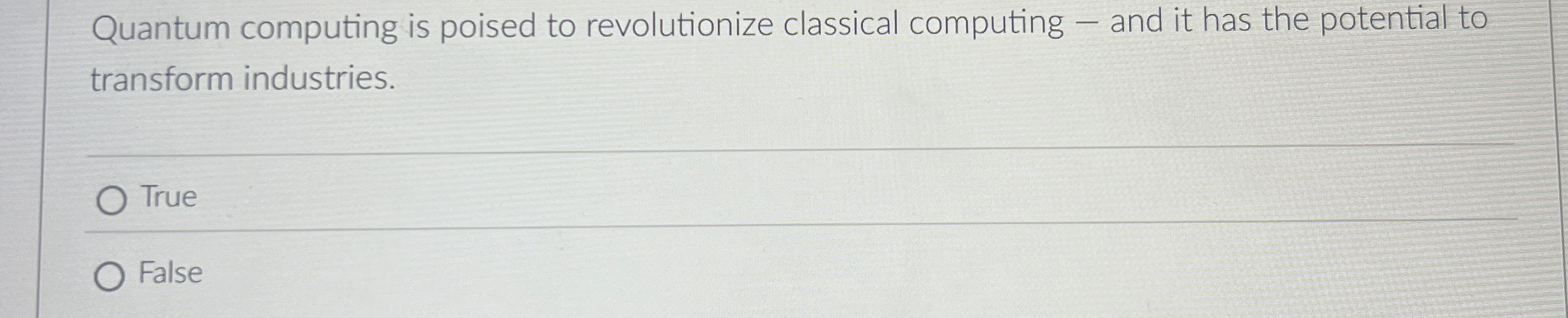 Quantum computing is poised to revolutionize