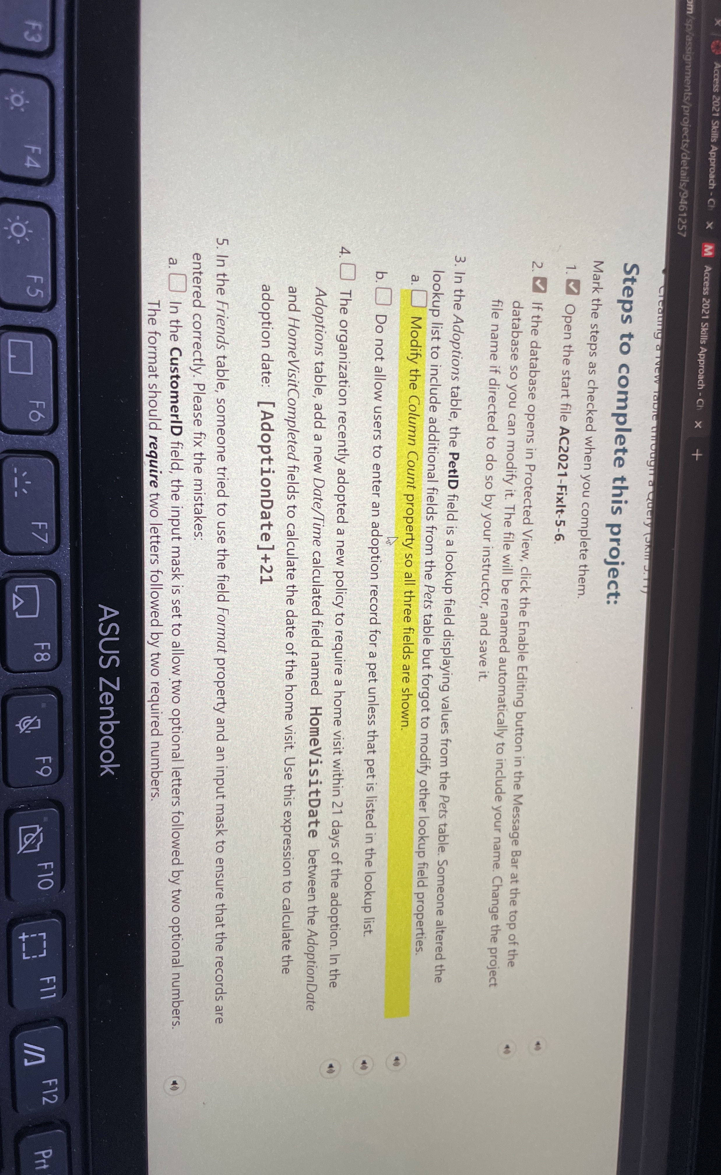 Access 2 0 2 1 Skills Approach - Access 2 0 2 1