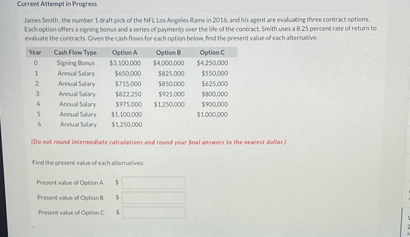 Current Attempt in Progress James Smith, the