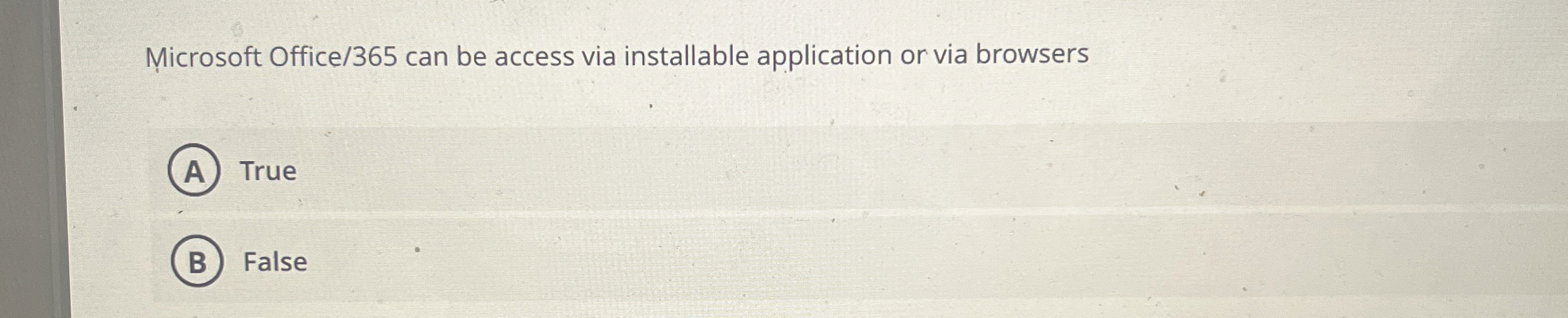 Microsoft Office / 3 6 5 can be access via