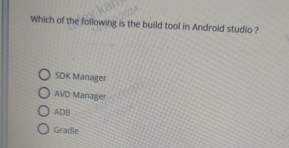 Which of the following is the build tool in