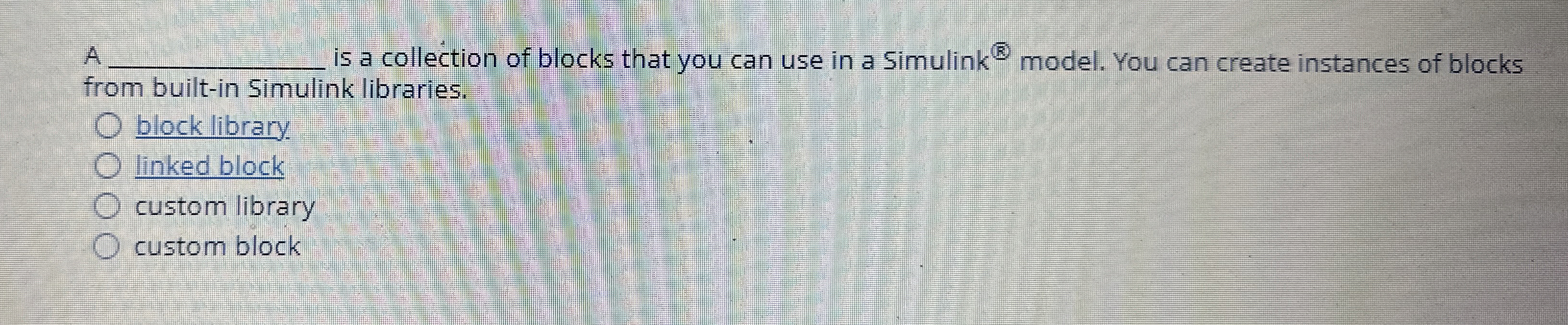 A q , is a collection of blocks that you can use