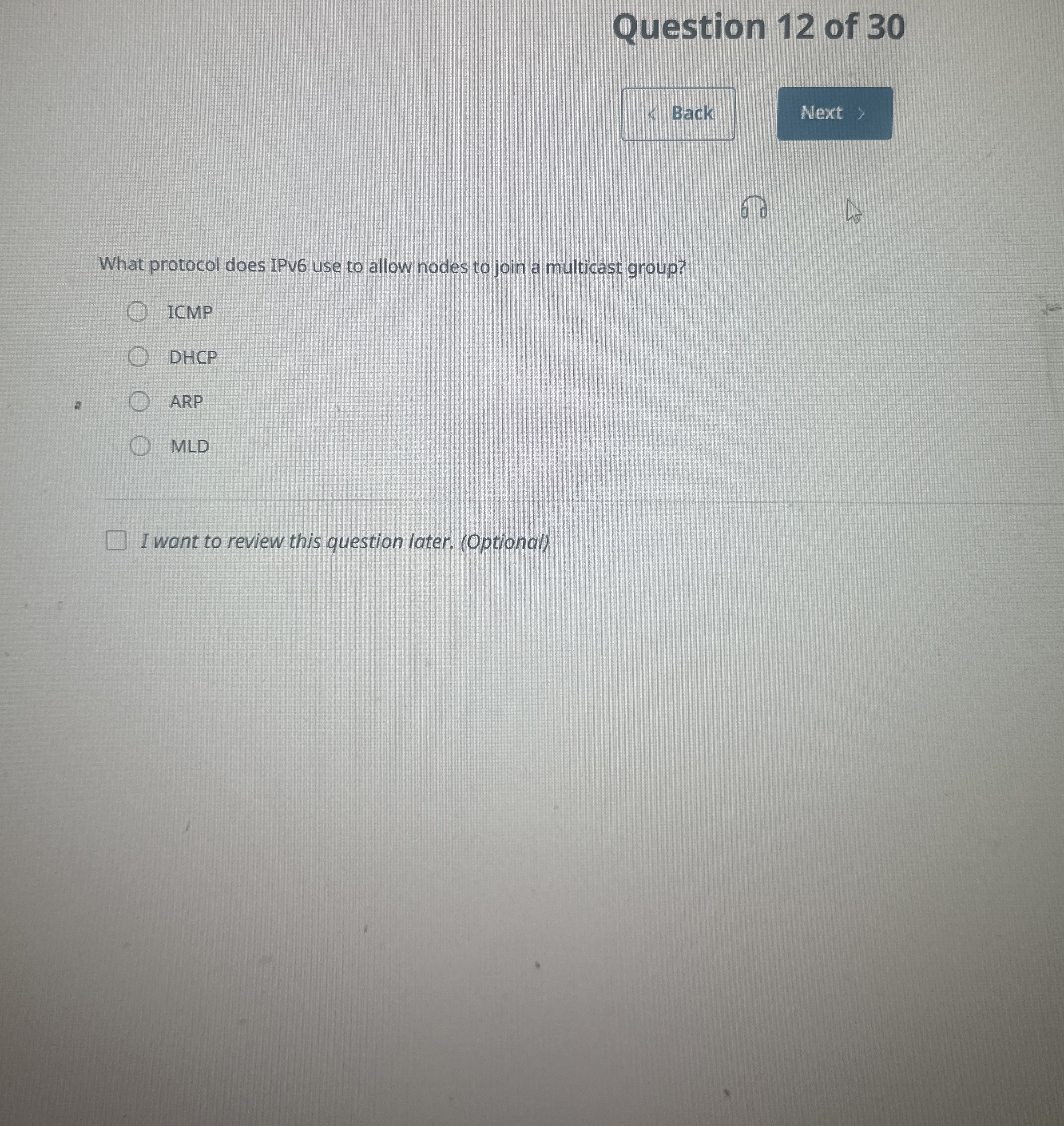 Question 1 2 of 3 0 6 What protocol does IPv 6