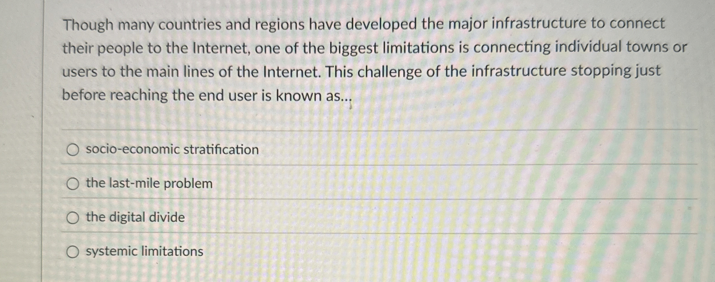 Though many countries and regions have developed