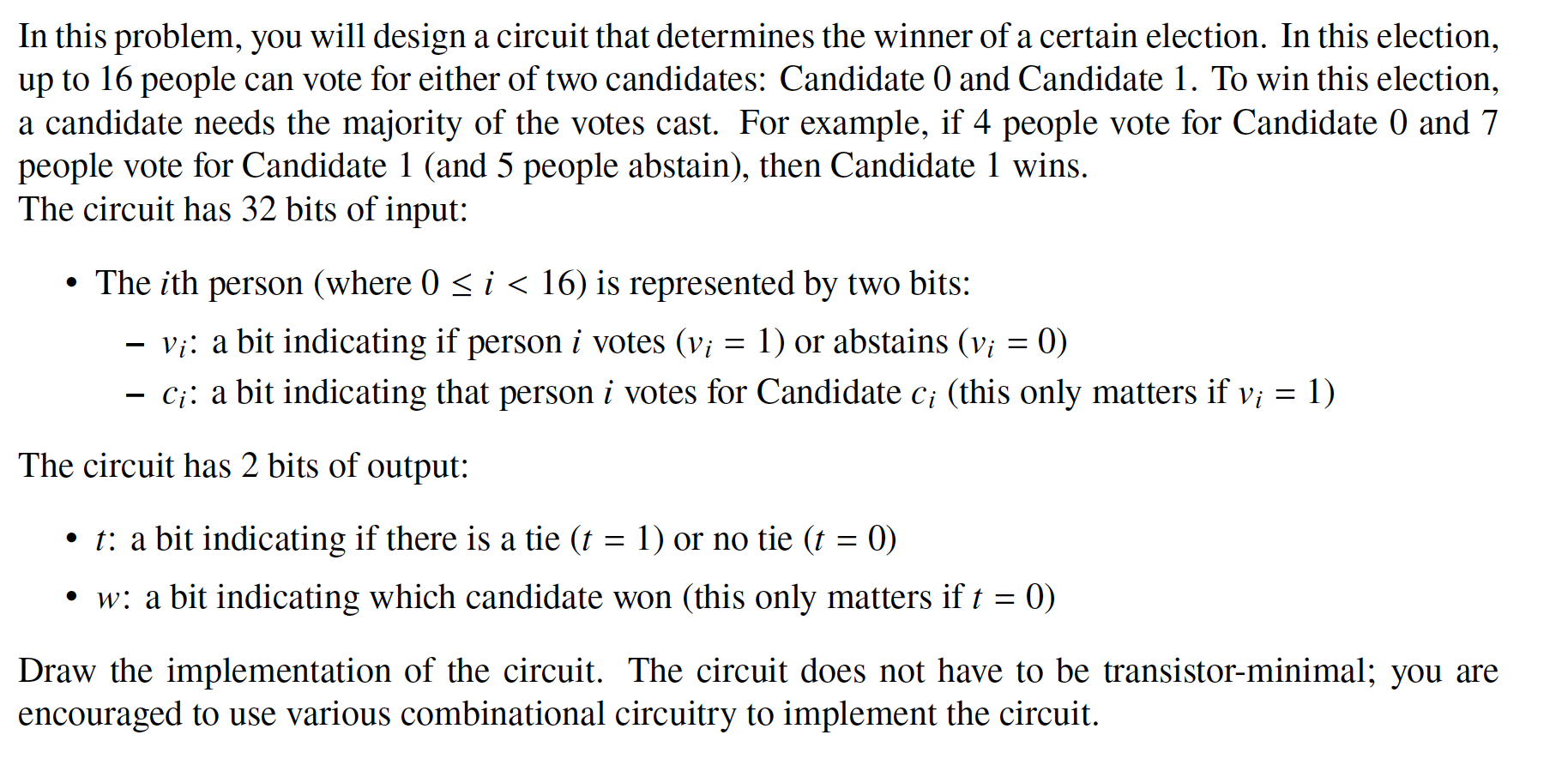 complete with a circuit drawing please