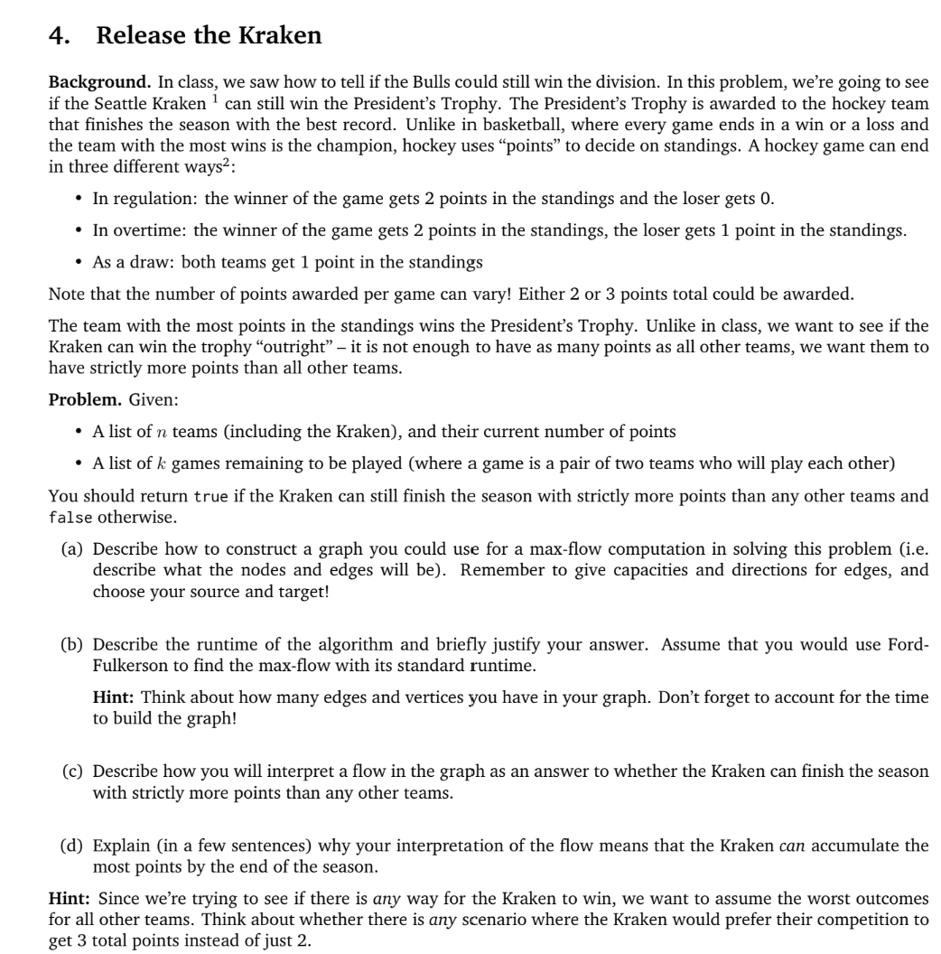 4 . Release the Kraken Background. In class, we