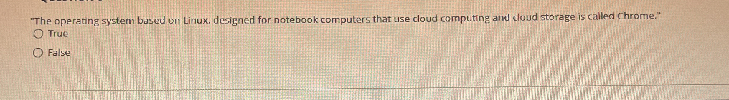 "The operating system based on Linux, designed