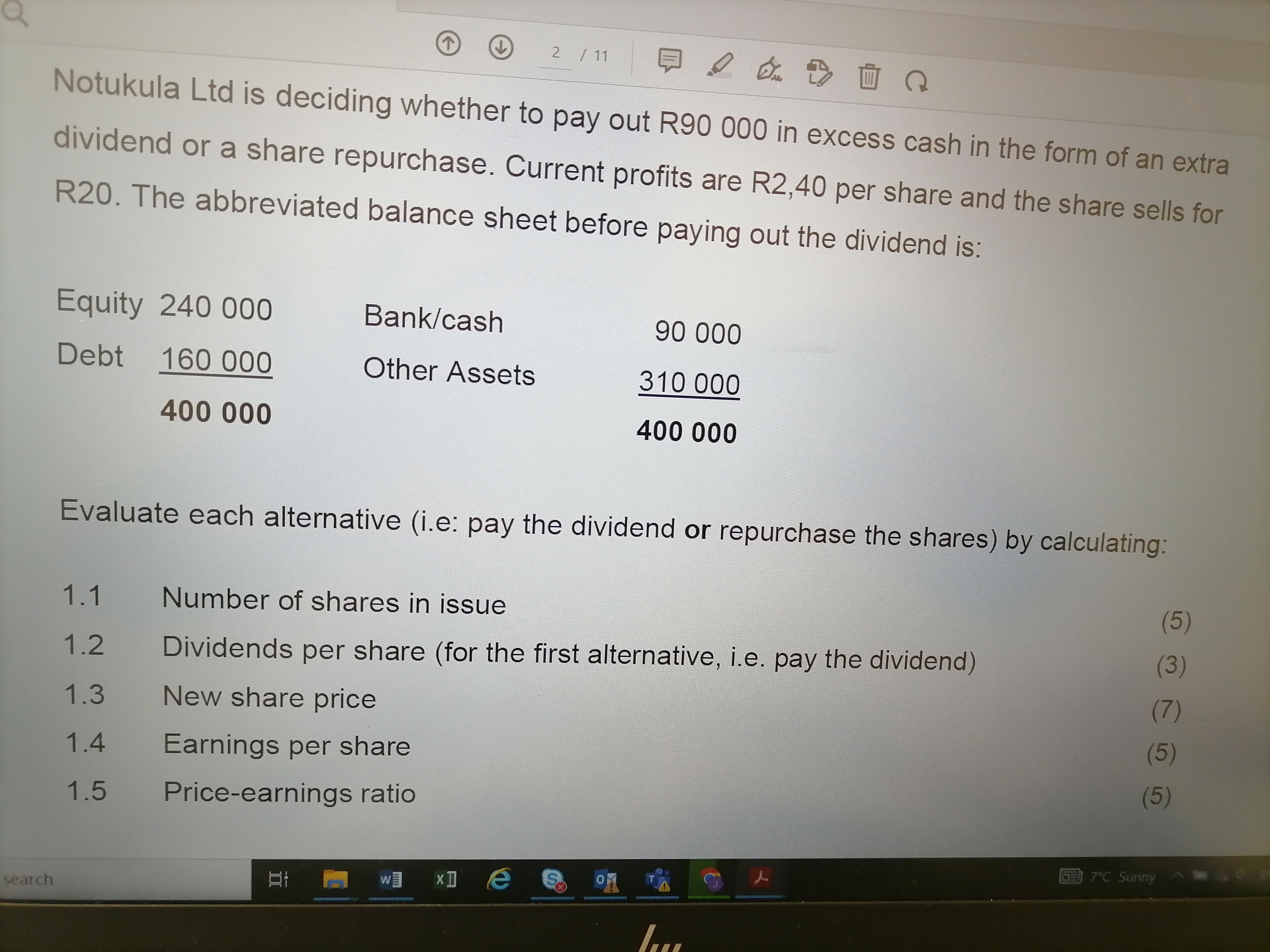 T 2 / 17 Notukula Lid is deciding whether to pay