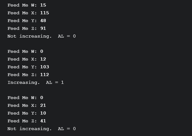 Write an HLA Assembly language program that