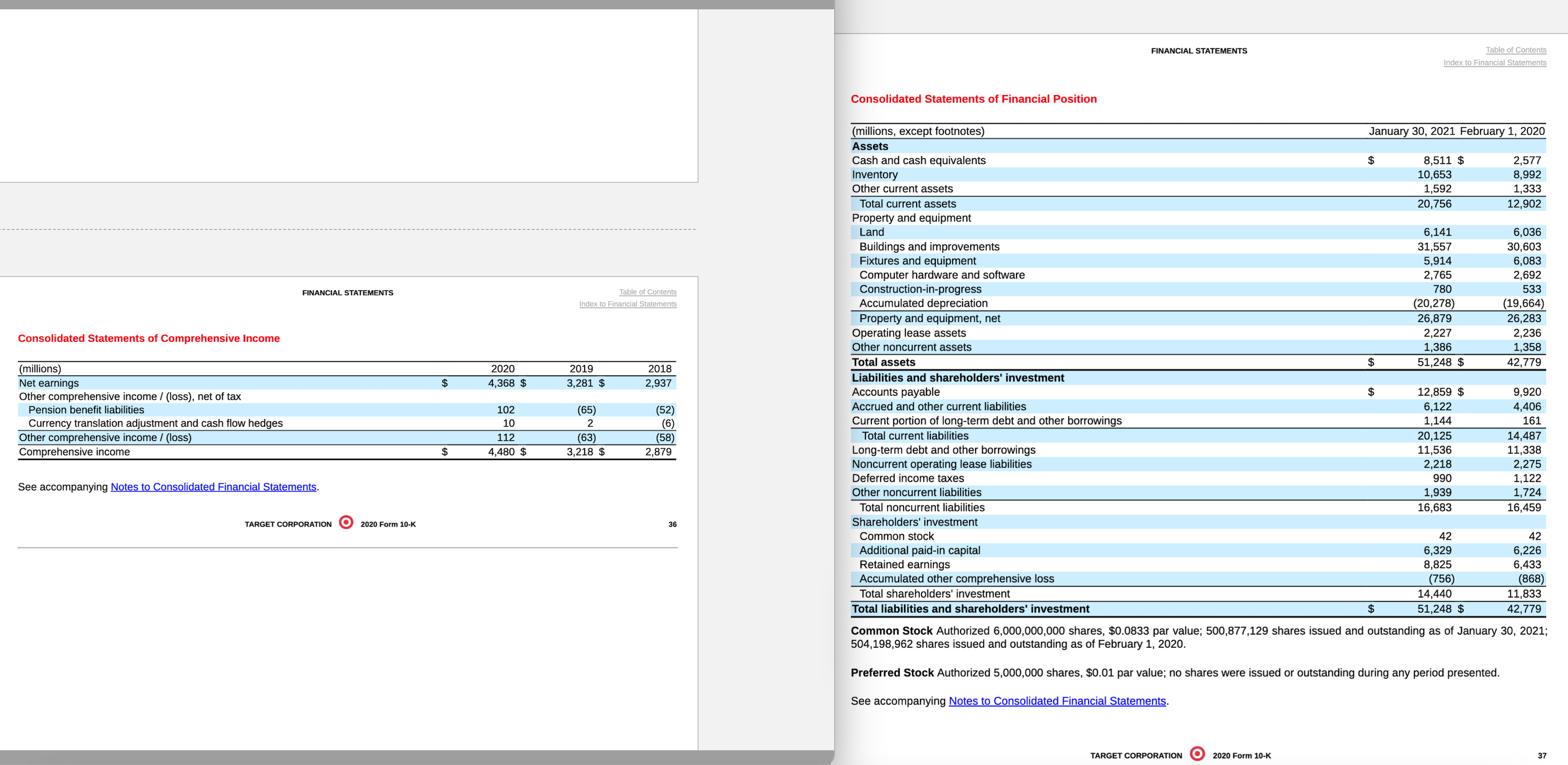 Using the excel template, Calculate various