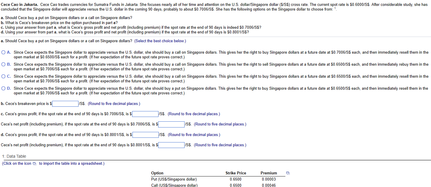 Cece Cao in Jakarta. Cece Cao trades currencies