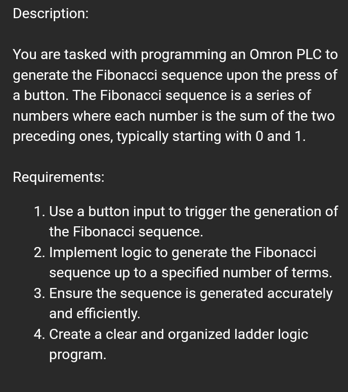 create a ladder diagram program using cx