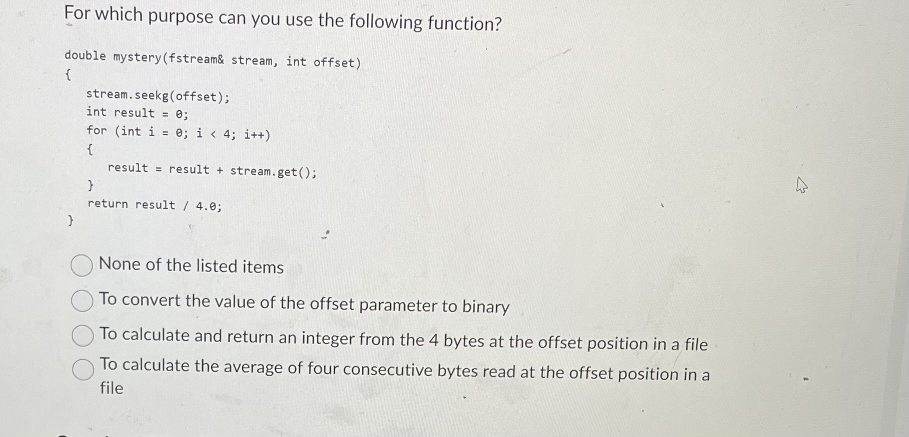 For which purpose can you use the following