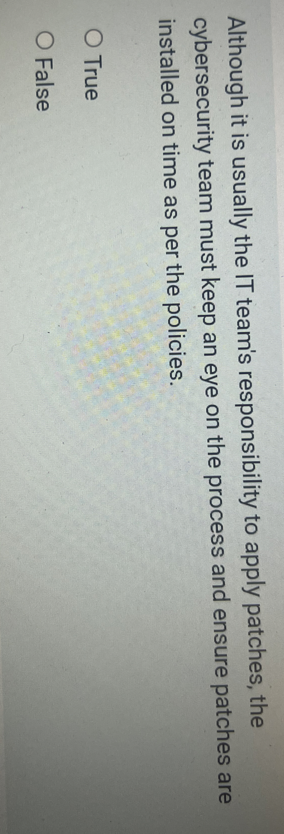 Although it is usually the IT team's